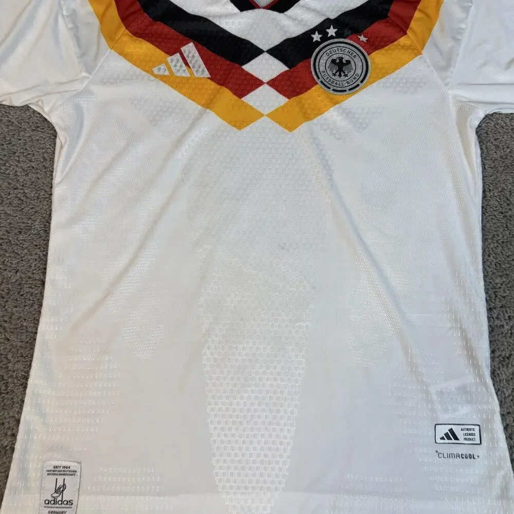 Germany National Team Jersey Mens XL White 2025/2026 Adidas Woltemade DFB Crest